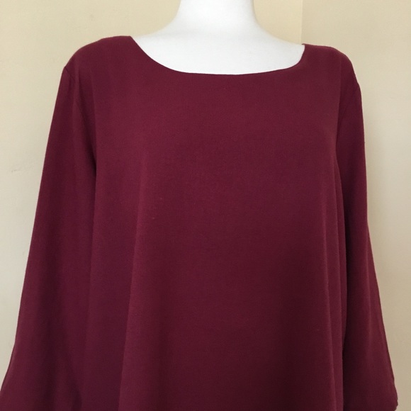 Soft Surroundings Maya Tunic Top Two Layer Size L - Picture 3 of 7